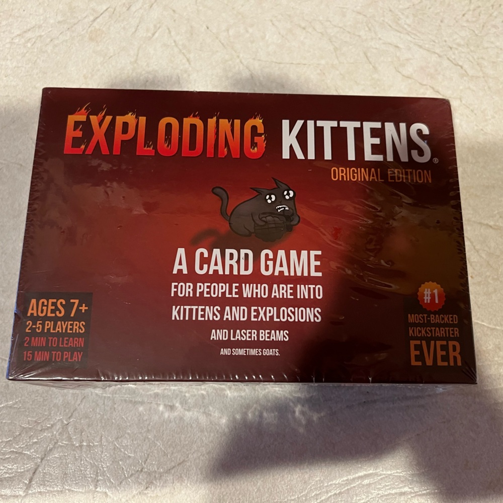NWT Exploding Kittens Original Card Game